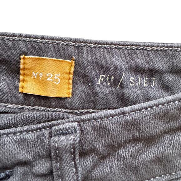 Pilcro and the Letterpress Jeans Womens' Size 25 STET Gray skinny Low Rise 1230 - Picture 4 of 14